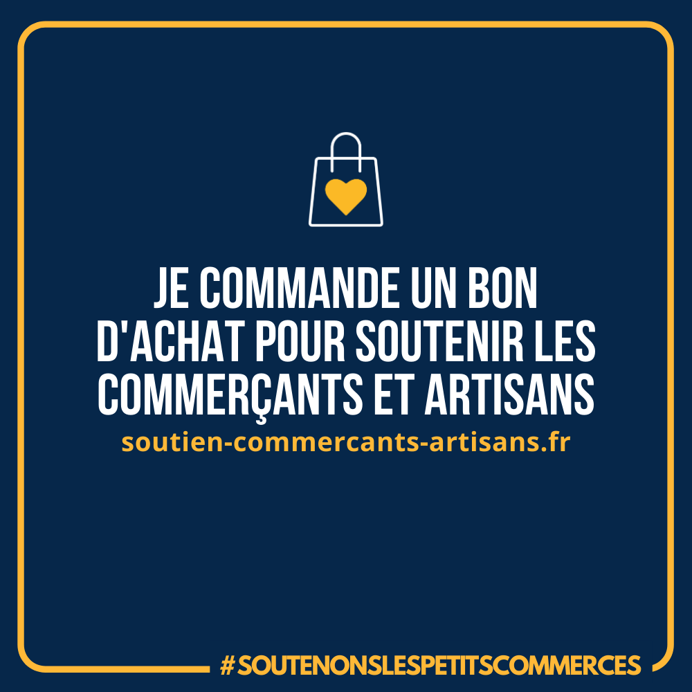 Commandez des bons d’achat chez les petits commerçants et artisans !